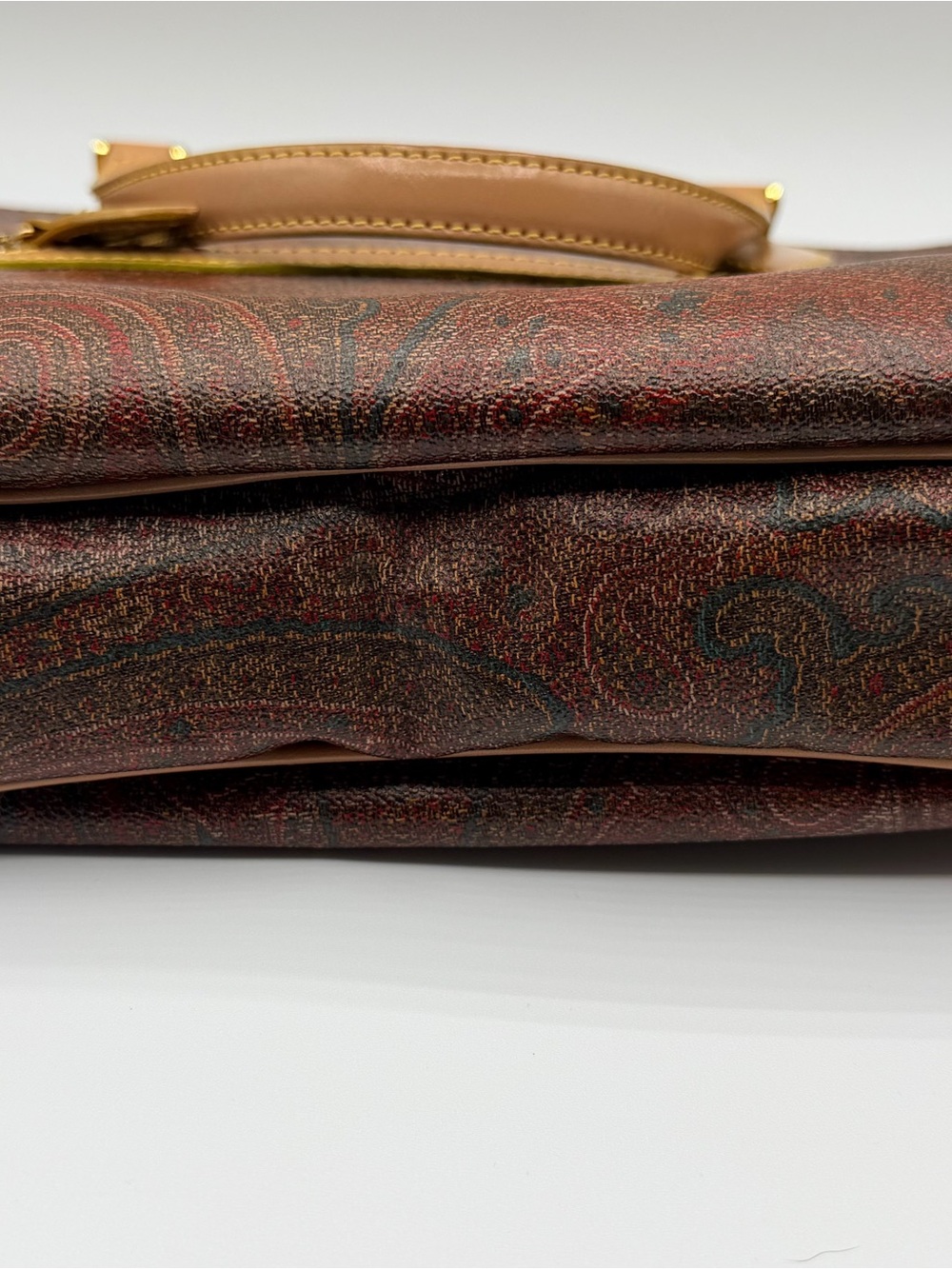 Etro Milano Paisley Coated Canvas Tote 👜 - Picture 8 of 17